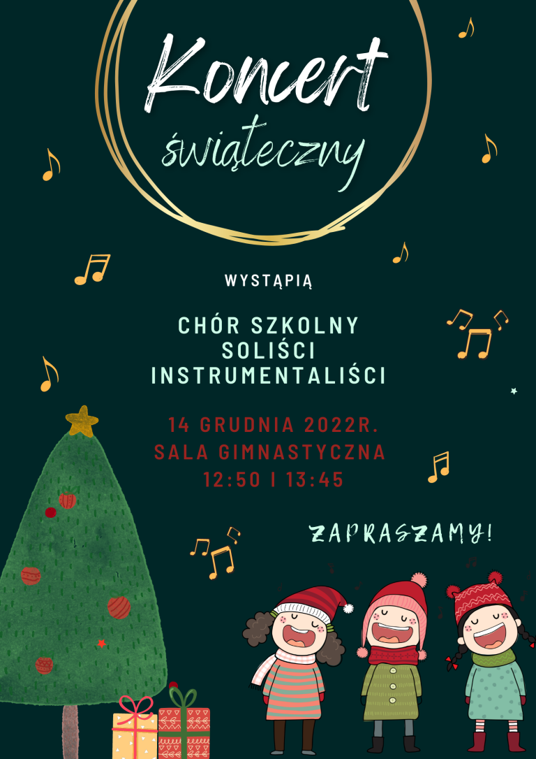 Plakat Koncertu Świątecznego