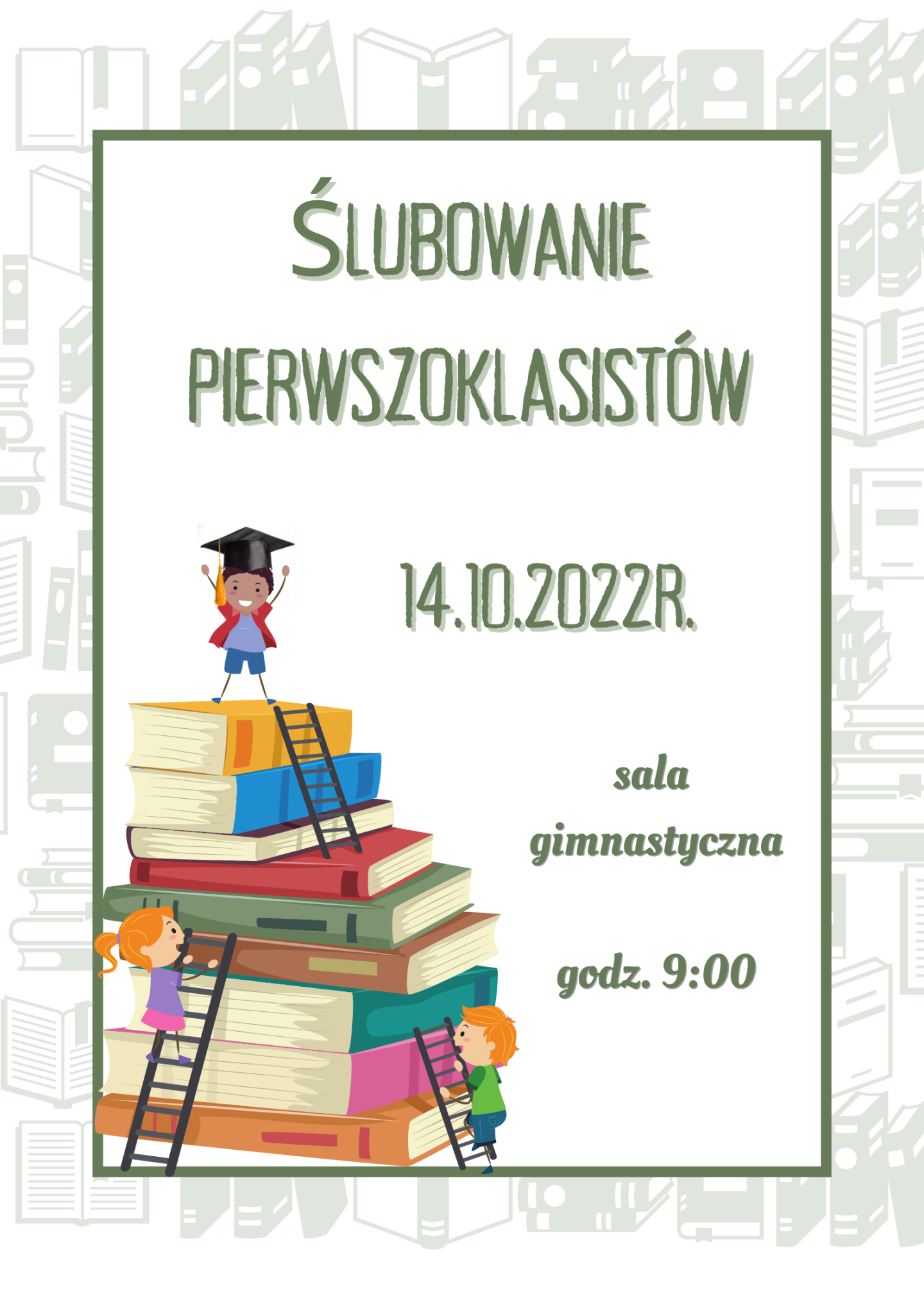 Zaproszenie na ślubowanie pierwszoklasistów